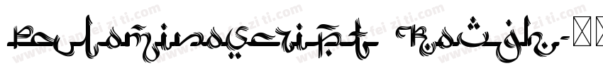 PalominoScript Rough字体转换
